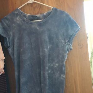 Blue and white shirt